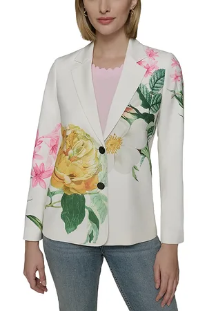 Karl Lagerfeld Placed Floral Print Blazer