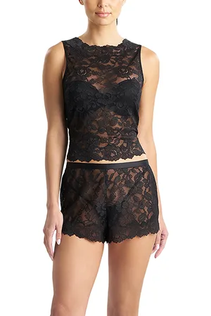 Natori Peony Lace Sleep Shorts