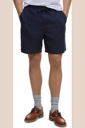 Barbour Relaxed Fit Linen Blend Shorts