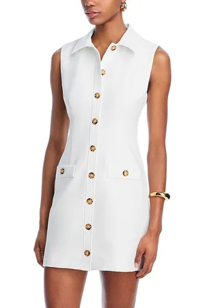 French Connection Azra Button Front Dress