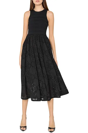 Milly Embroidered Eyelet Dress