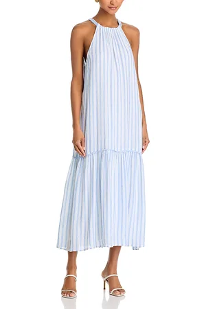 Bella Dahl Tiered Contrast Maxi Dress