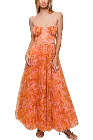 Hutch Amara Floral Tulle Gown