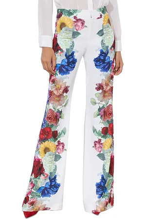 ALICE+OLIVIA Andrew Mid Ise Bootcut Pants