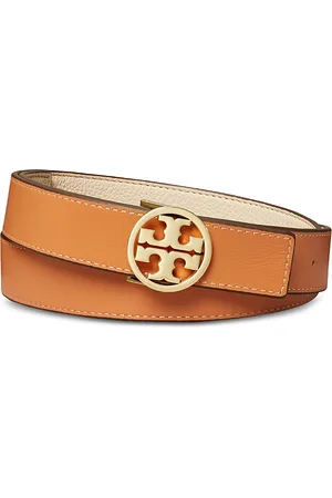 Tory Burch Reversible Leather Logo Belt