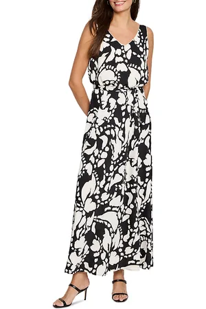 NIC+ZOE Evening Petal Bianca Maxi Dress