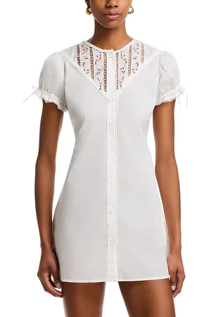 DANIELLE GUIZIO Bina Lace Babydoll Dress