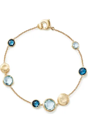 Marco Bicego 18K Yellow Gold Jaipur Mixed Blue Topaz Bracelet