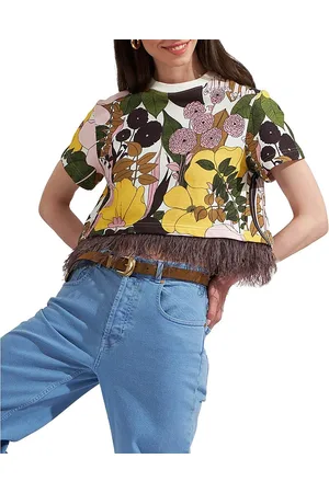 La DoubleJ La Scala Tee with Feathers