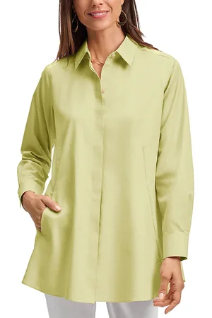 Foxcroft Cici Cotton Non-Iron Tunic Shirt