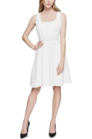 Karl Lagerfeld Embellished Tweed Dress
