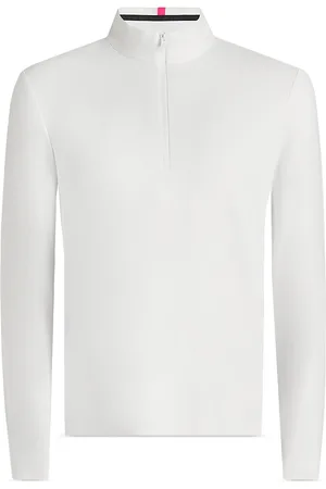 G/FORE Brushed Back Tech Quarter Zip Pullover