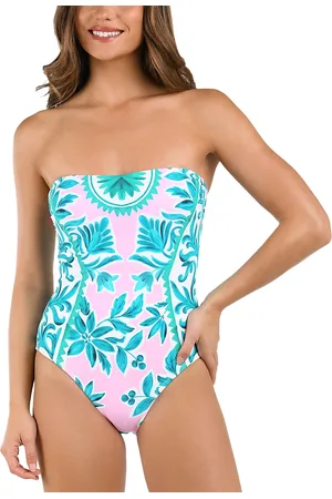 La Blanca Opulent Bandeau One Piece Swimsuit