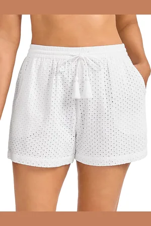 Tommy Bahama Eyelet Swim Cover-Up Shorts