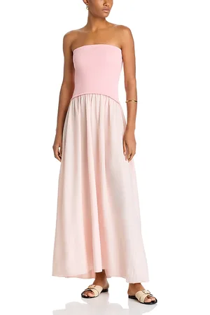 Solid Strapless Soglio Dress