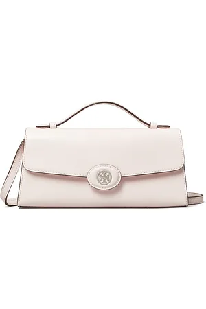 Tory Burch Robinson Spazzolato Top Handle Chain Wallet