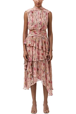 PATBO Lily Flower Sleeveless Midi Dress