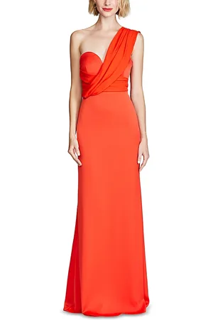 Halston Heritage Roselle Crepe Gown