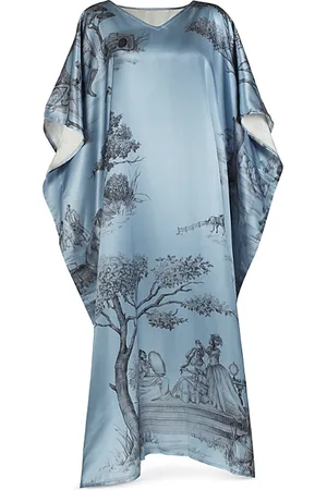 Gingerlily X Sheila Bridges Harlem Toile Silk Kaftan