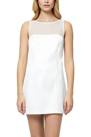 French Connection Carey Satin Chiffon Mini Dress