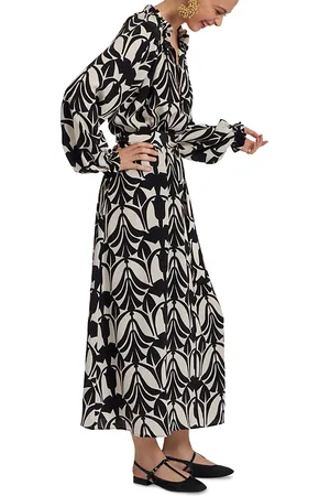 La DoubleJ Cerere Silk Printed Shirt Dress