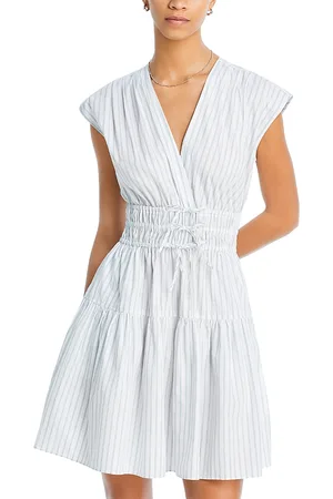 Derek Lam Tora Cotton V Neck Dress