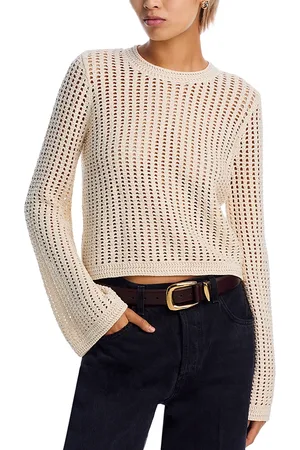 Frame The Crochet Crewneck Sweater