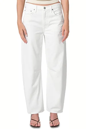 Citizens of Humanity Miro High Rise Ankle Barrel Jeans in
