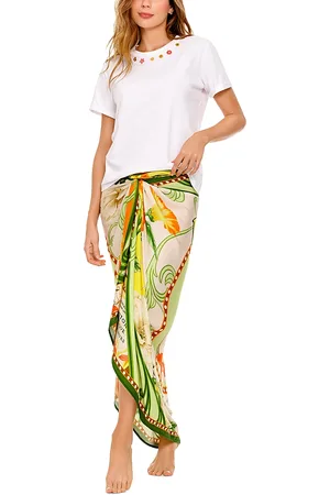 Agua Bendita Marine Printed Pareo Cover-Up
