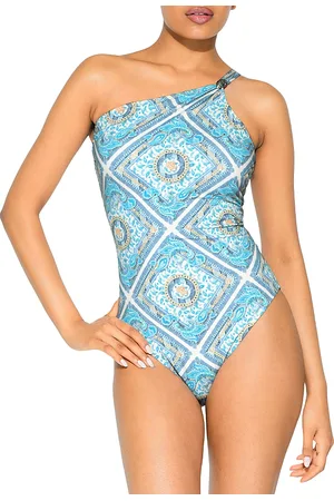 Kurt Geiger Kensginton One Shoulder One Piece Swimsuit