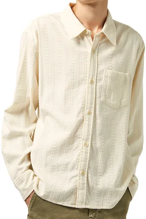 Corridor Ripple Long Sleeve Button Front Shirt