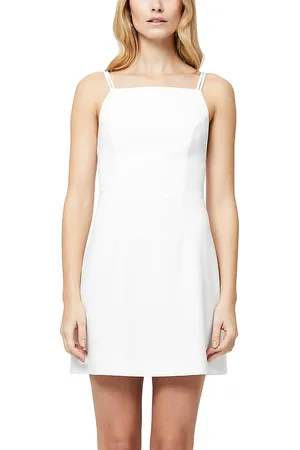French Connection Whisper Straight Neck Mini Dress