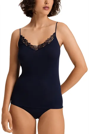 Hanro Belina Cotton V Neck Spaghetti Camisole
