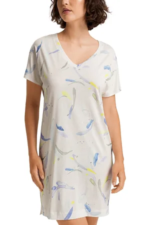 Hanro Sleep & Lounge Cotton V Neck Nightgown