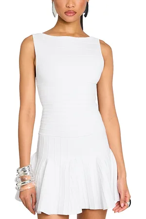 Retrofete Audrina Metallic Knit Dress