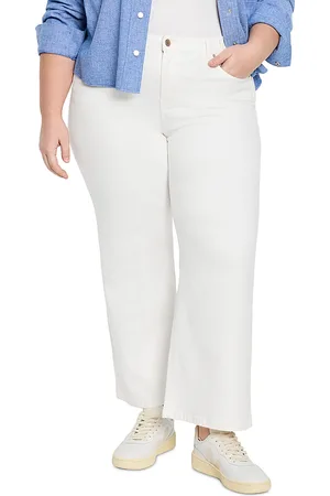 NIC+ZOE Weekend High Rise Ankle Wide Leg Jeans in
