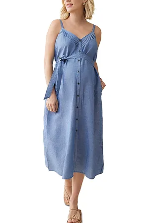 Ingrid & Isabel Maternity Button Front Dress
