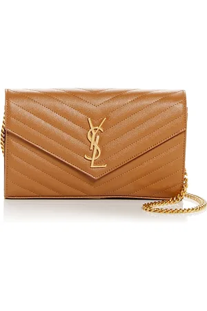 Saint Laurent Classic Cassandre Chain Wallet