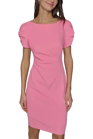 Karl Lagerfeld Ruched Sleeve Sheath Dress