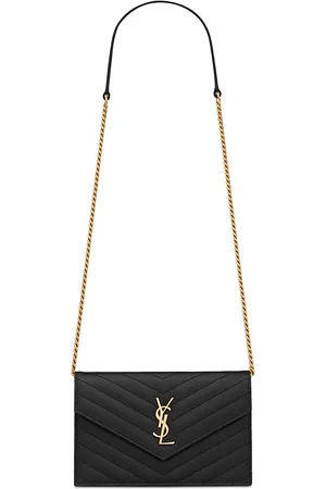 Saint Laurent Cassandre Envelope Chain Wallet