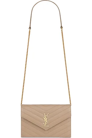 Saint Laurent Cassandre Envelope Chain Wallet