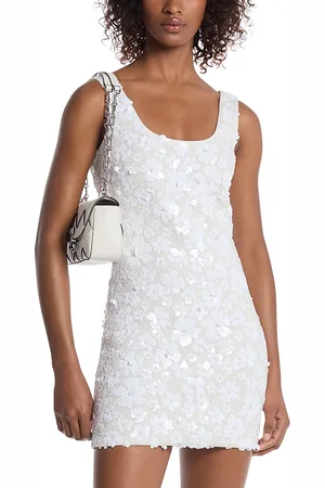 Michael Kors Michael Floral Sequin Tank Mini Dress