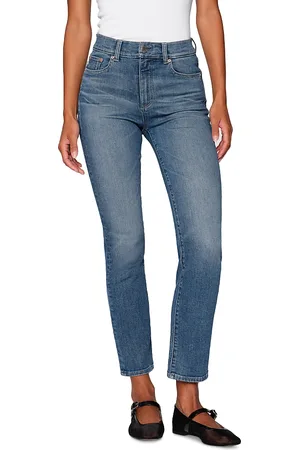 DL1961 Mara Straight Mid Rise Instasculpt Ankle Jeans in