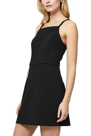 French Connection Whisper Straight Neck Mini Dress