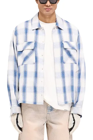Represent Oversized Fit Season Flannel Plaid Shirt