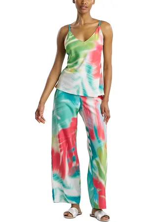 Natori Printed Cami Long Pajama Set