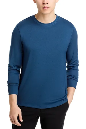 THEORY Essential Tee Long Sleeve in Anemone Milano