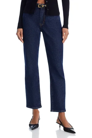 Frame The Borrowed High Rise Ankle Slim Leg Jeans in