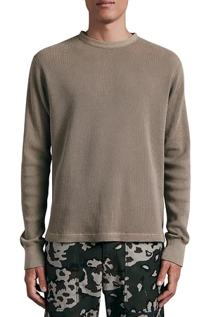 RAG&BONE Garment Dyed Waffle Knit Sweater