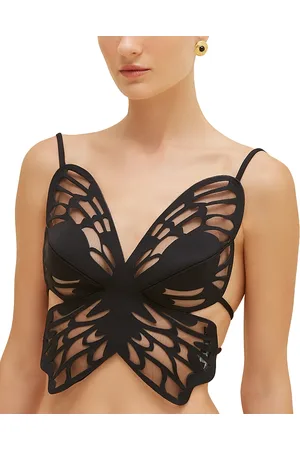 PATBO Tulle Butterfly Bikini Top